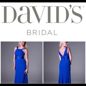 David’s Bridal Dress, Blue.